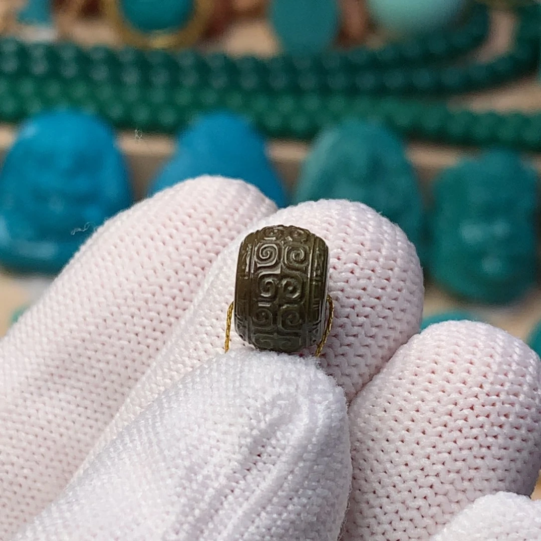 未镶嵌绿松石珠宝奇石10mm