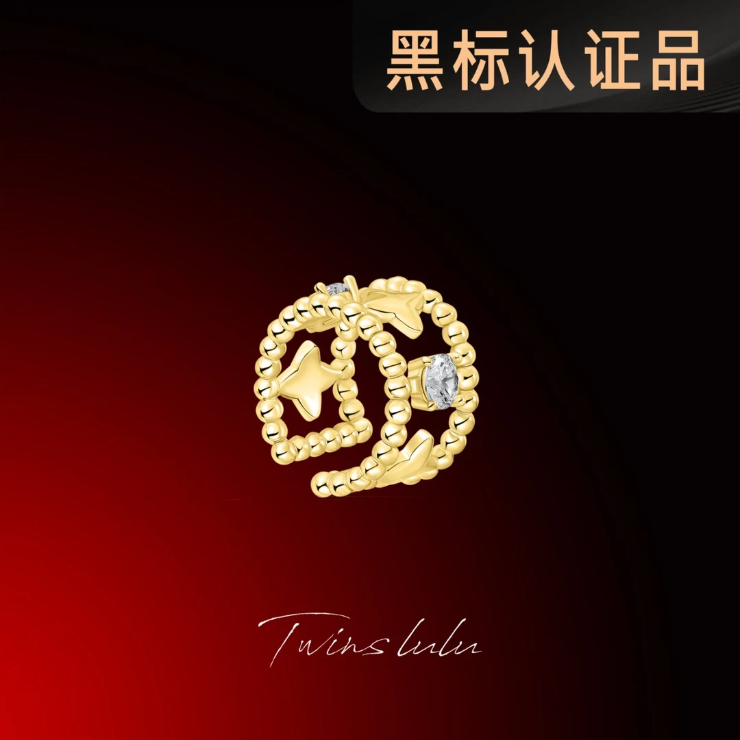 TWINS LULU 镀k金 春上新时尚百搭个性百搭简约耳骨夹TSL2129