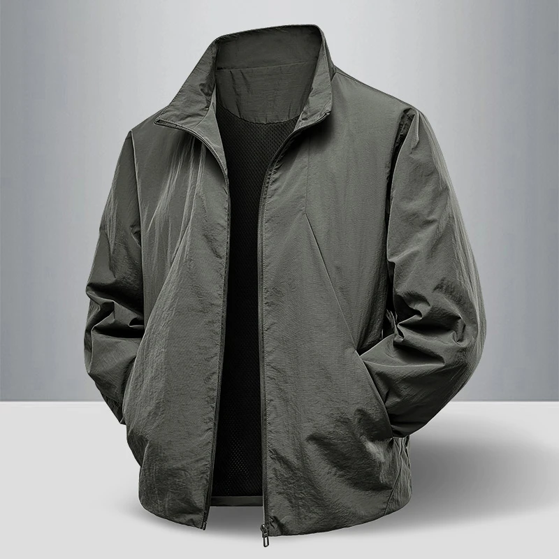 2025春季爆款球服外套男中青年春秋季韩版潮流休闲百搭大码男士户