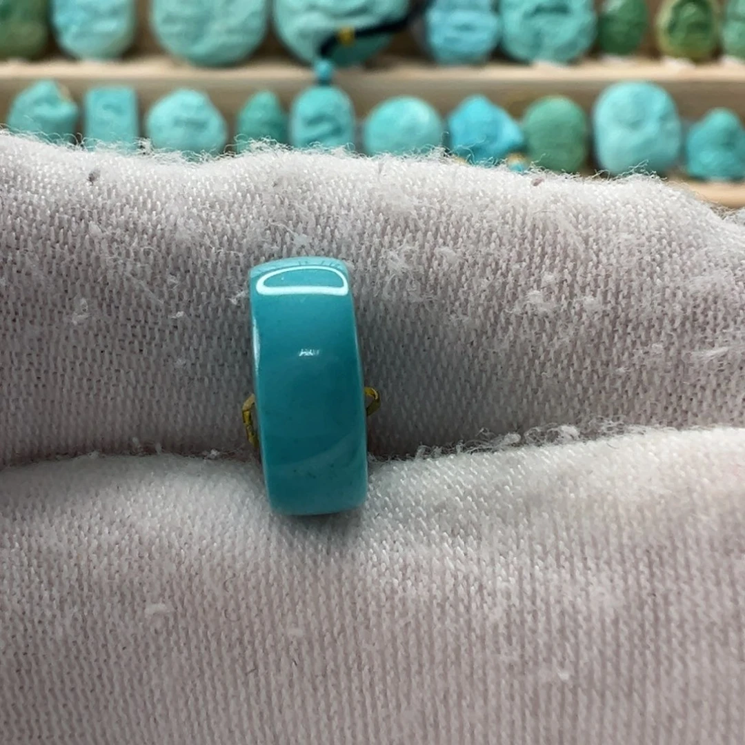 未镶嵌绿松石直切珠11.6x4.8mm