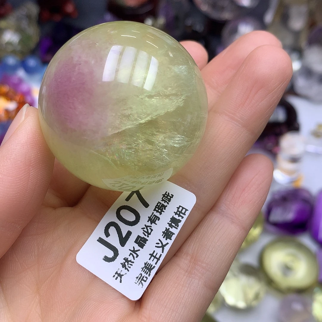 桃***子未镶嵌珠宝奇石萤石
