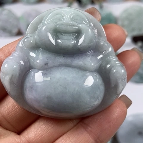 翡翠颈饰未镶嵌大佛福利