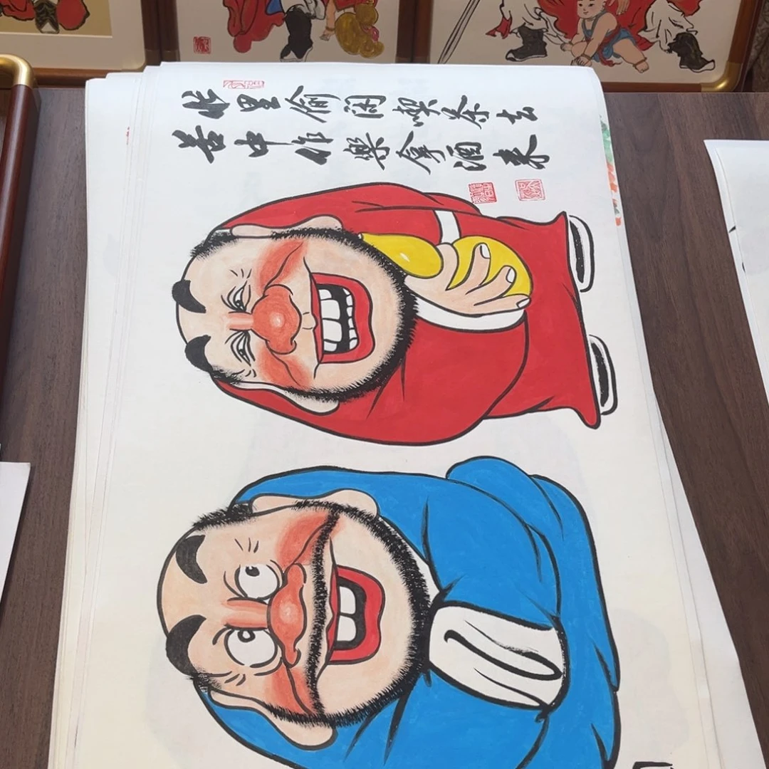 国画纯手绘禅意画作品