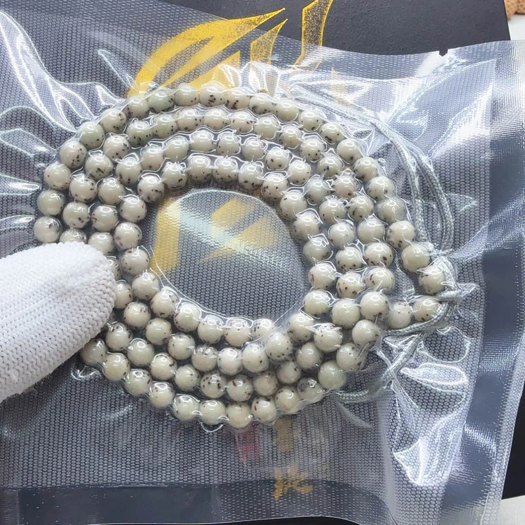 星月菩提吊坠11梵天糯冰绿背河豚6左右圆108