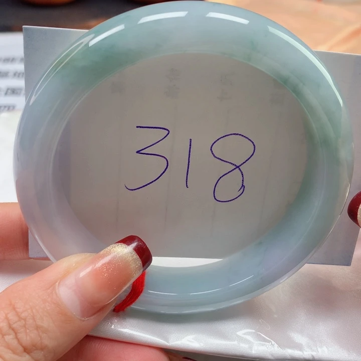 翡翠手镯未镶嵌天然翡翠62圈口