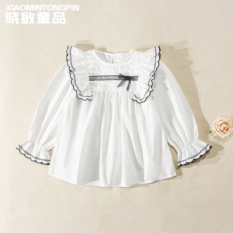 丝带蝴蝶结衬衫3C3843