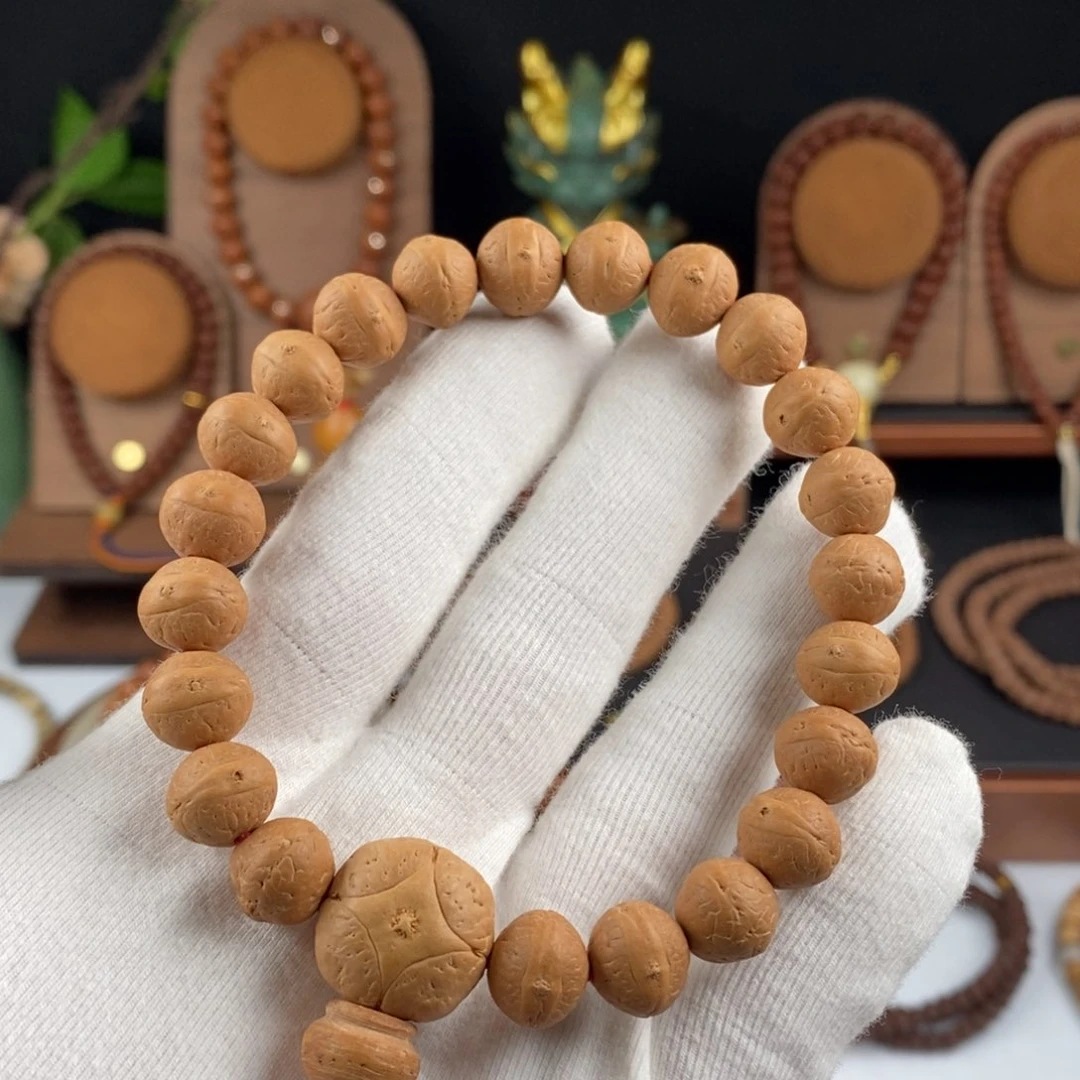 凤眼菩提手串实心籽卡11.2-11.4尺寸