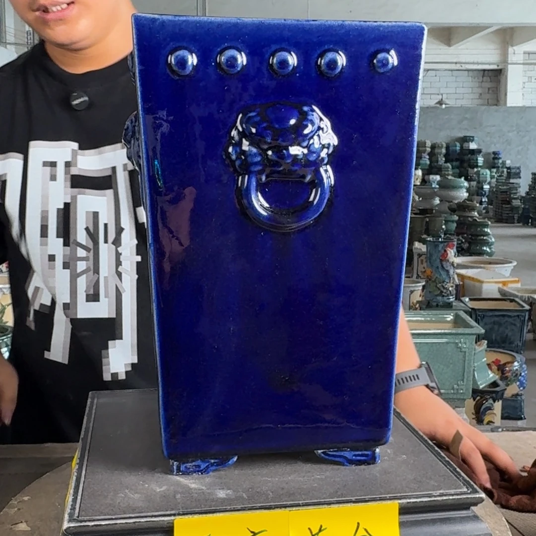 。一风堂石湾花盆 气孔 内17*32