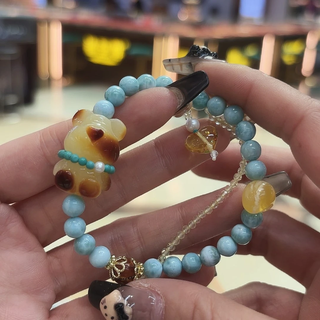 琥珀手镯未镶嵌琥珀