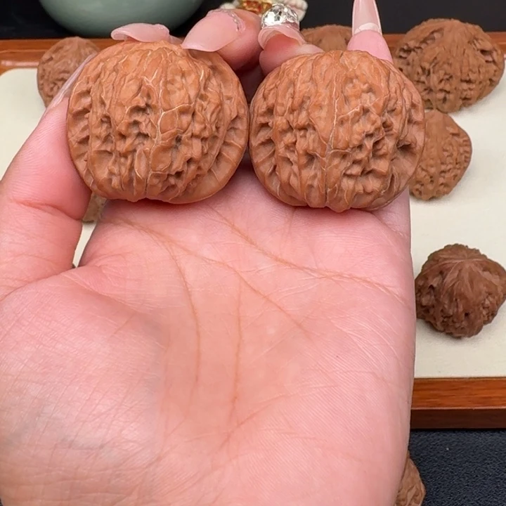 文玩核桃吊坠全品磨盘山地磨40