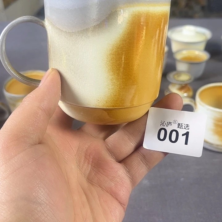 沁庐柴窑古法柴烧全手工茶具