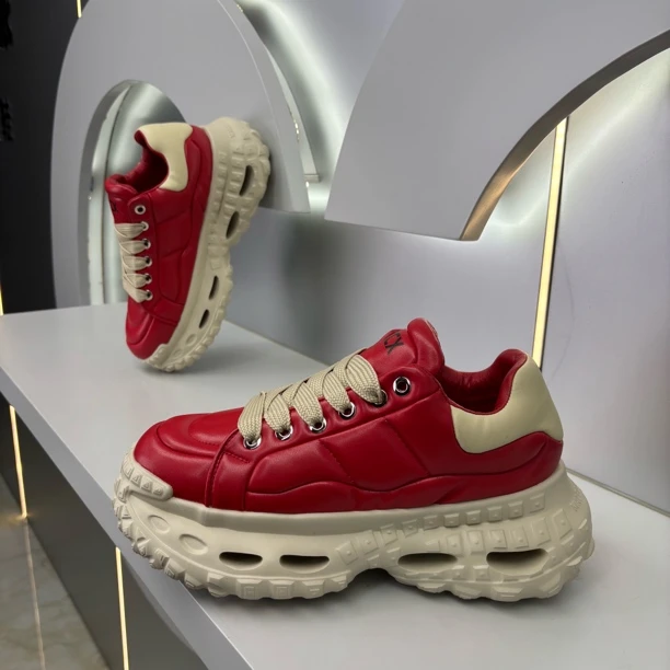 男鞋2024冬季新款皮面低帮小白鞋潮流增高厚底板鞋男士运动休闲鞋