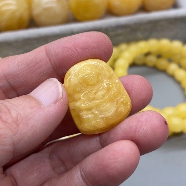 琥珀未镶嵌裸石蜜蜡