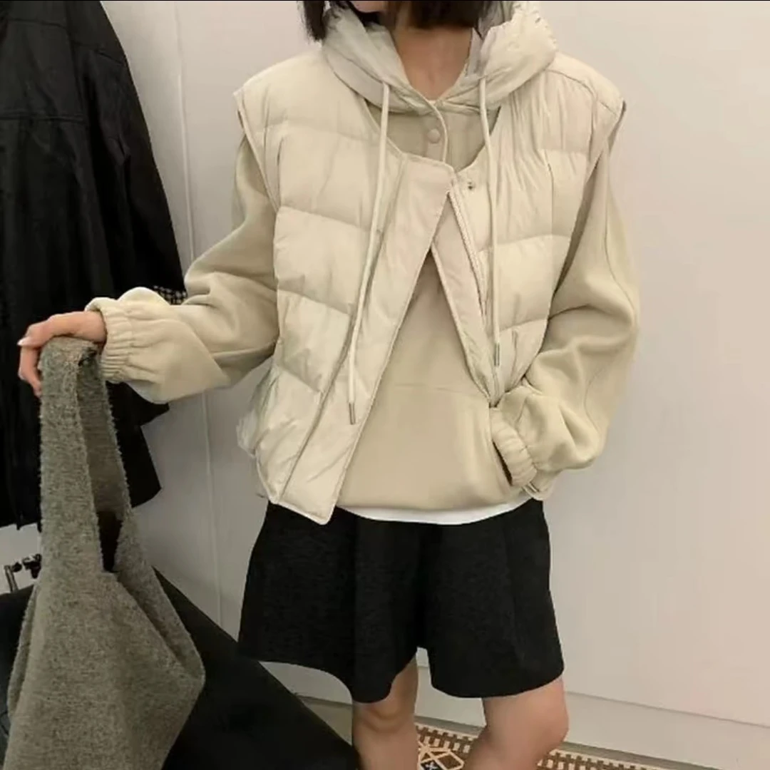 秋冬卫衣马甲两件套H761