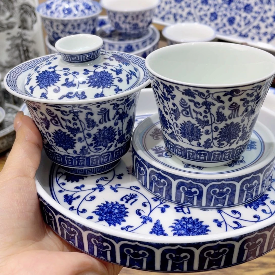 盖碗陶景德镇陶瓷工厂福利价