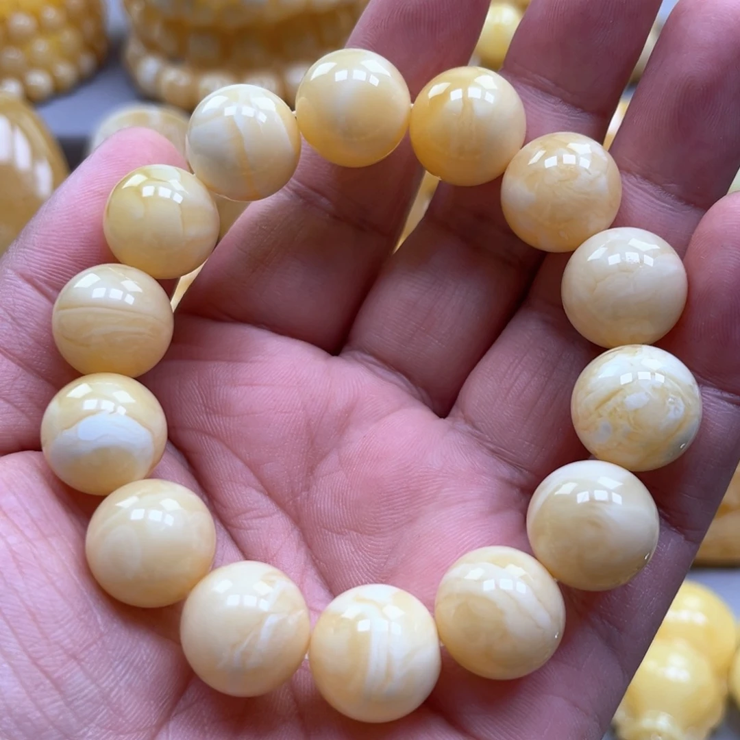 琥珀手链未镶嵌手串