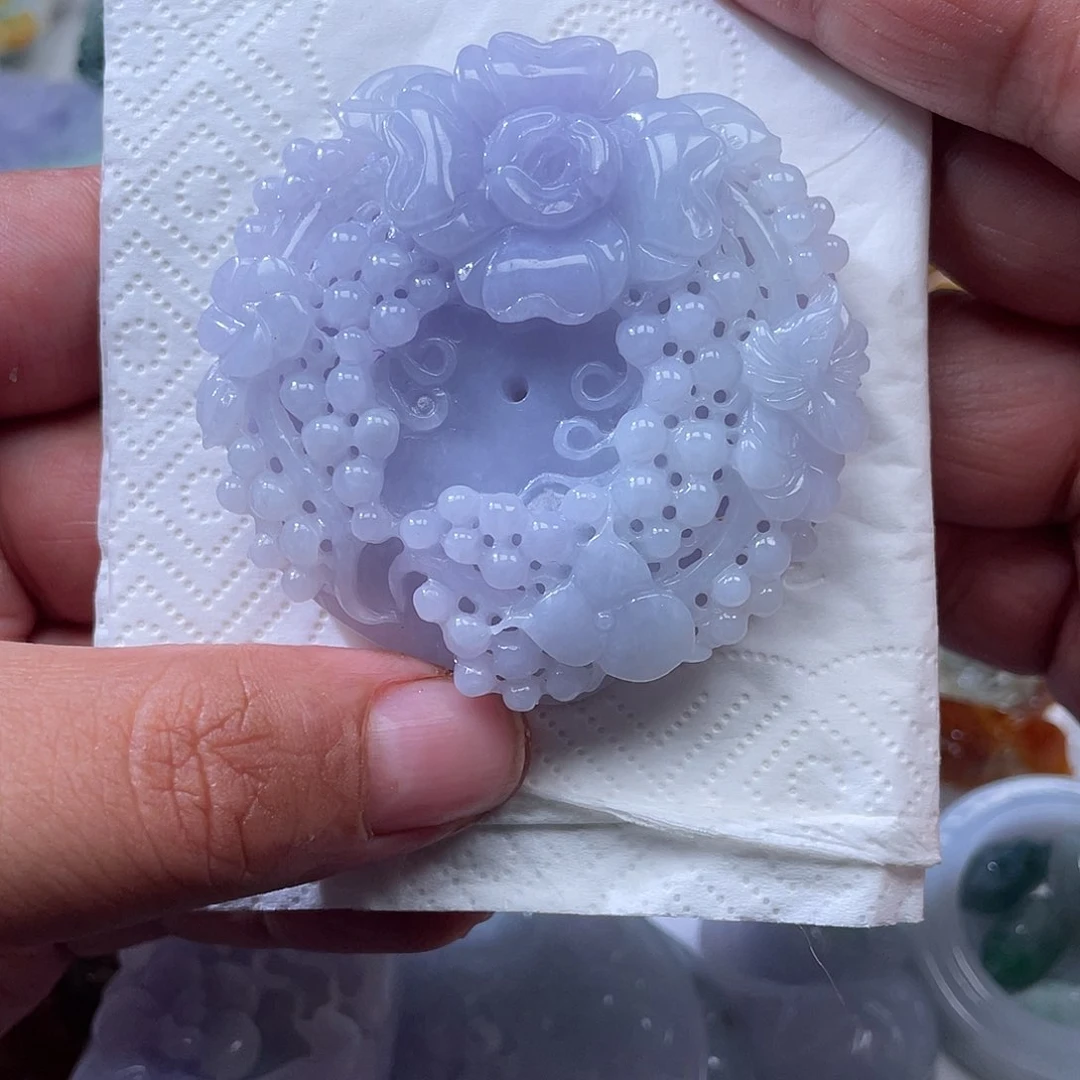 颈饰未镶嵌翡翠翡玉缘翡翠