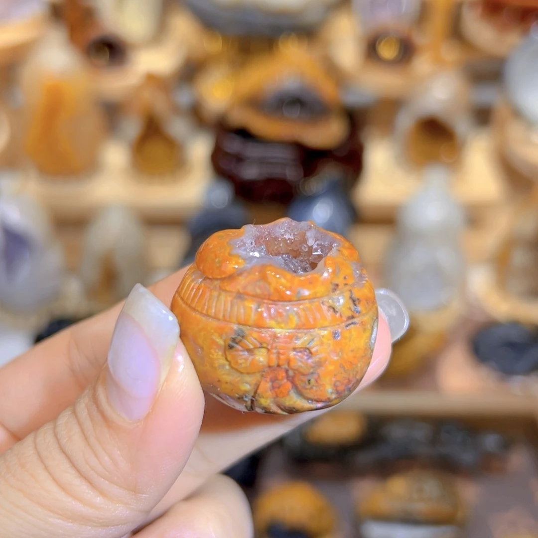 未镶嵌大型摆件（非配饰）水晶钱袋