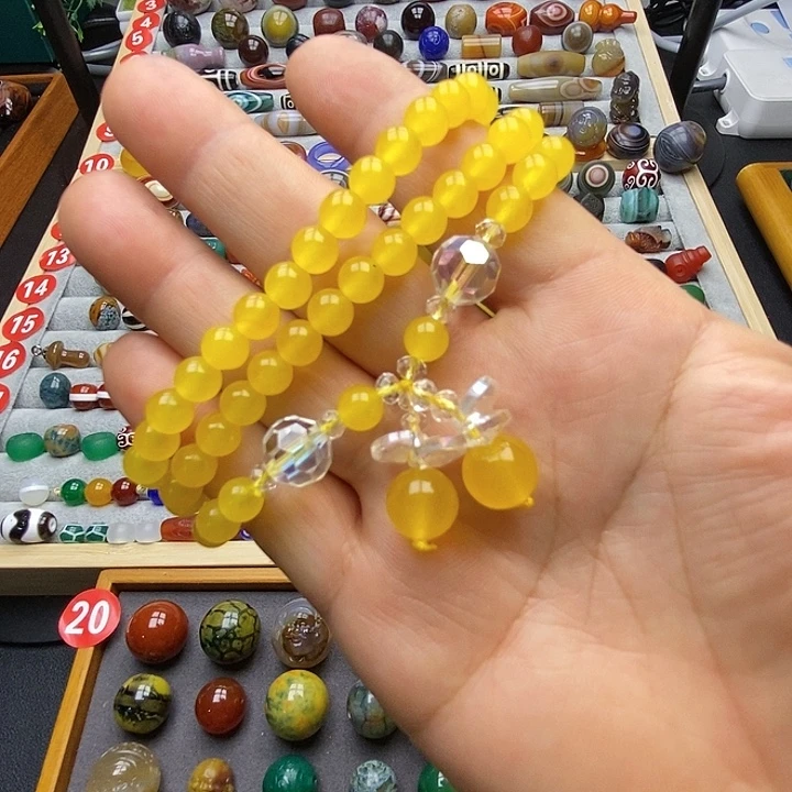 玛瑙/玉髓未镶嵌颈饰