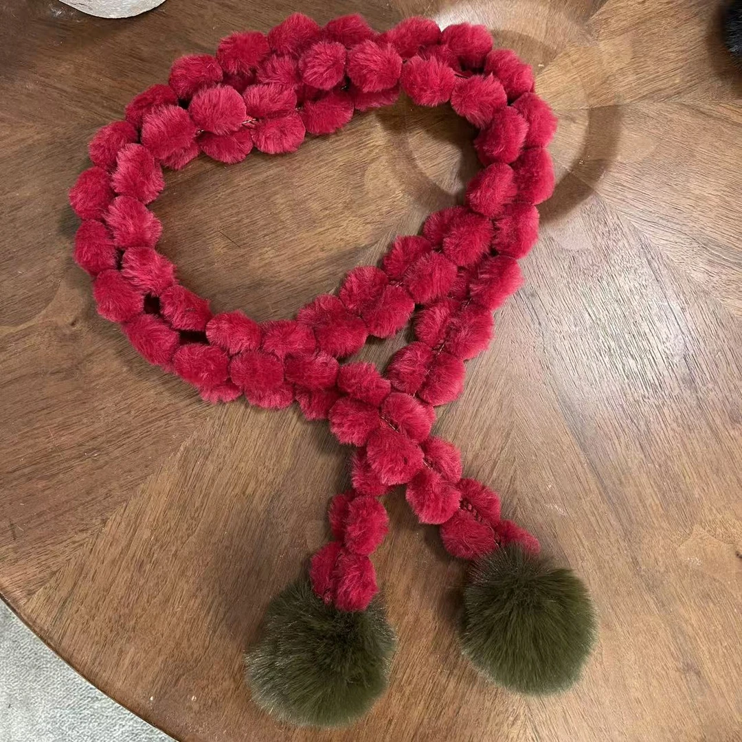 2025秋冬新款保暖毛绒绒围巾NF0509029