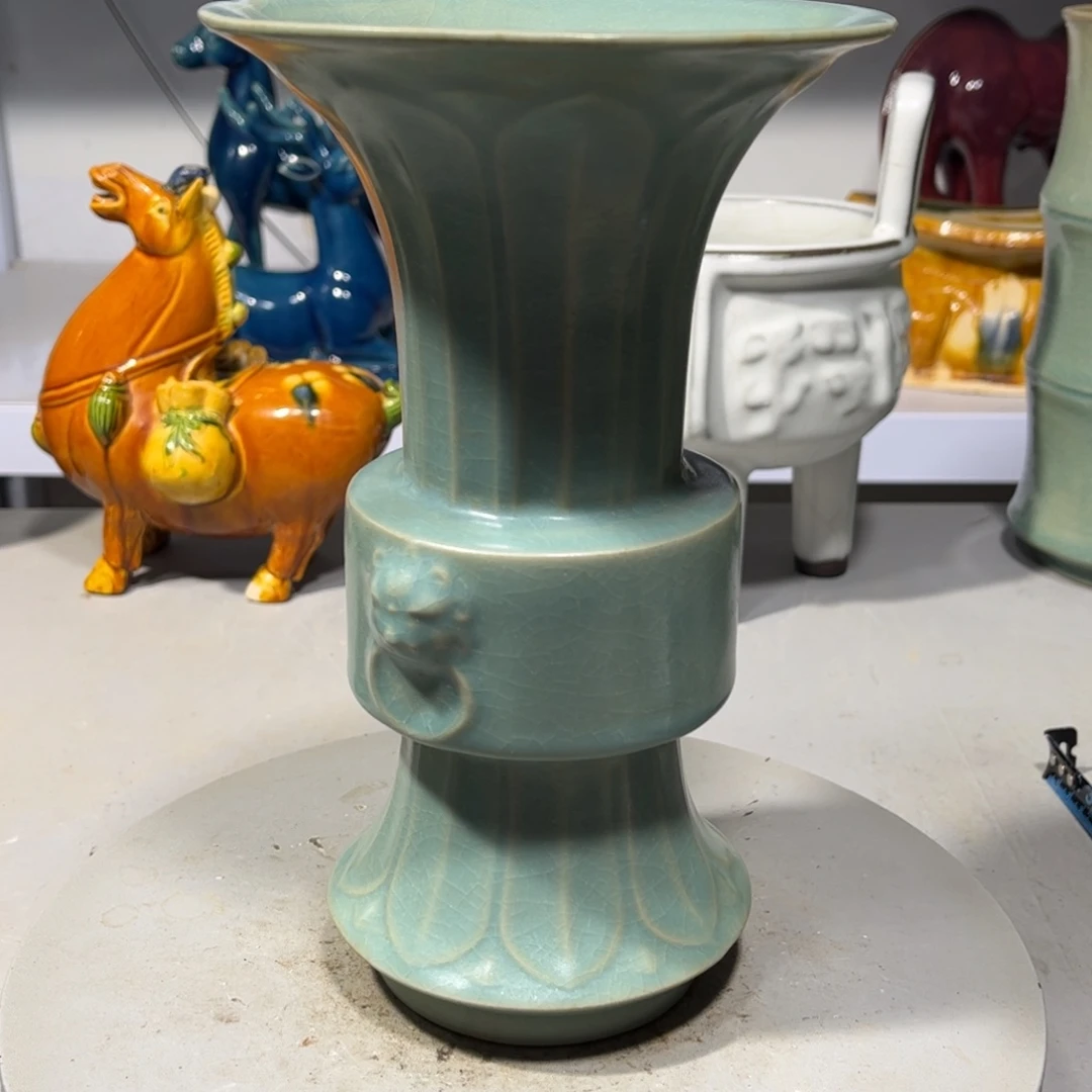 瓶汝窑瓷器品相完美