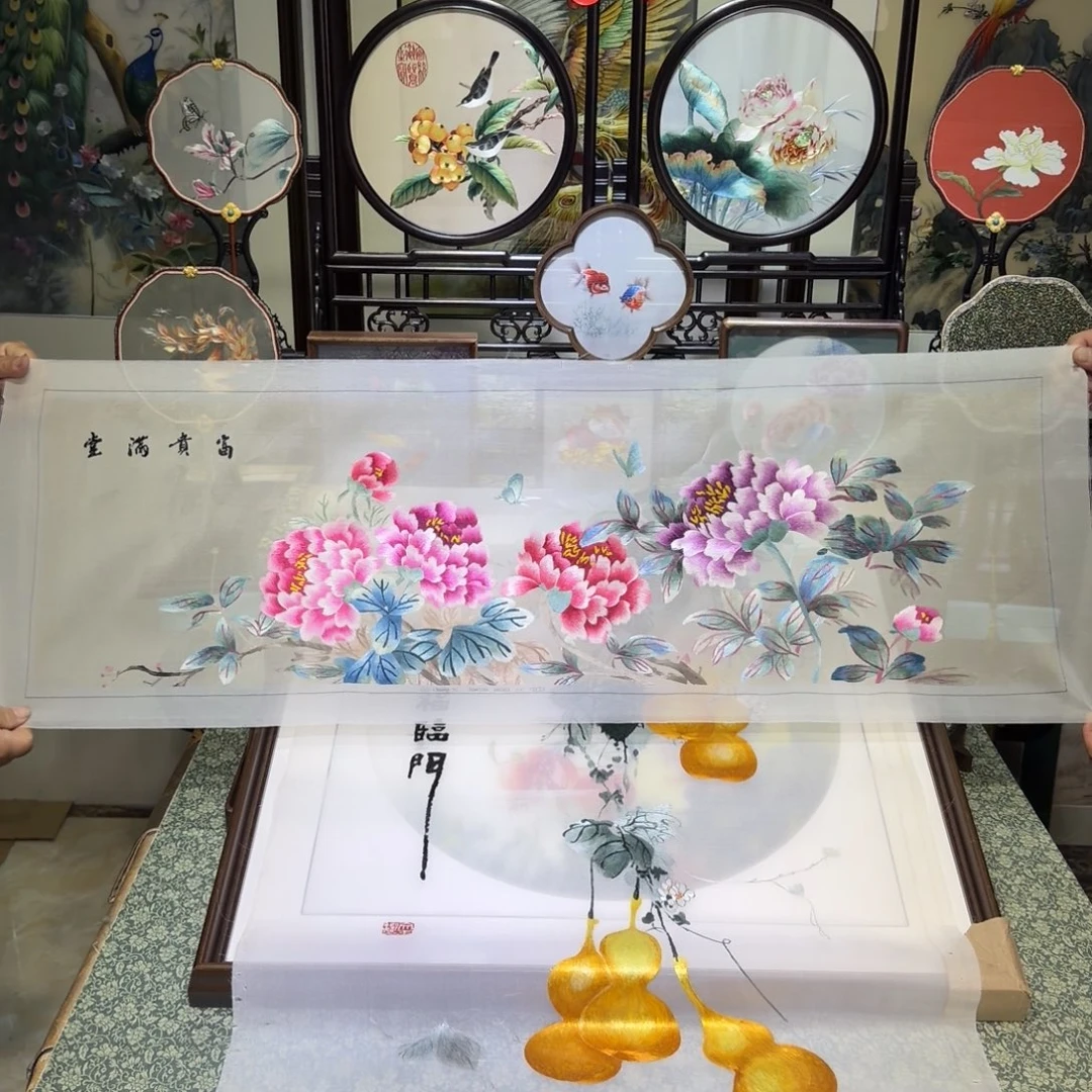 刺绣手工苏绣工艺制作技艺精湛