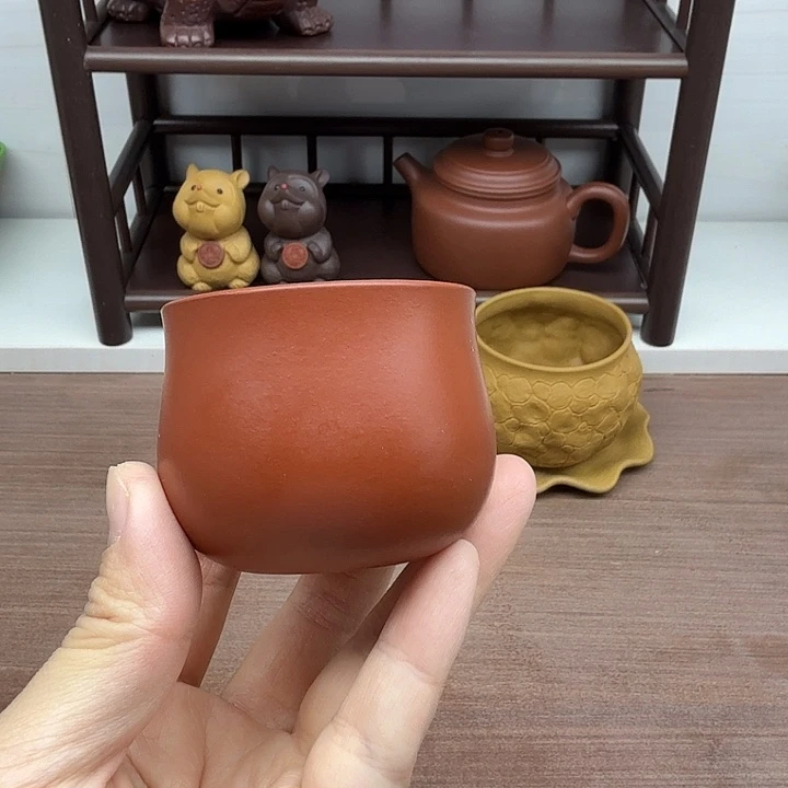 朱泥茶案主人杯主人杯