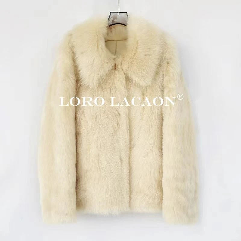 以赛亚 芝士泡芙 极简风百搭一领三穿直毛托卡皮草皮毛一体女5805