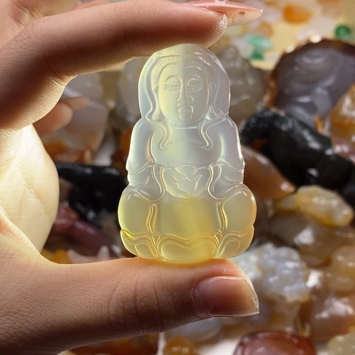 玛瑙/玉髓未镶嵌颈饰