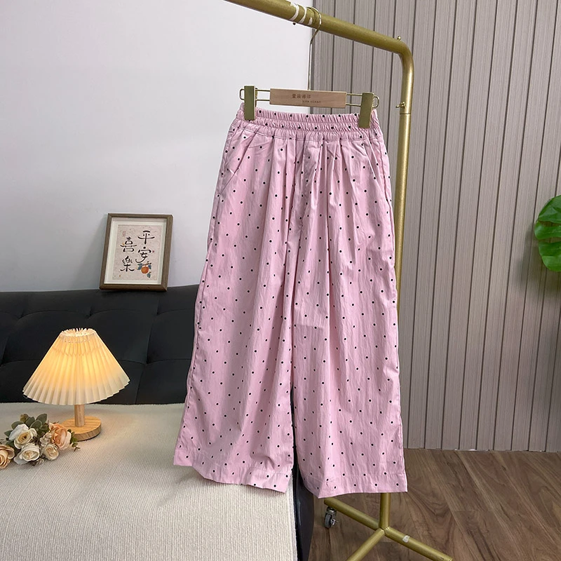 佑妈家童装 儿童夏款长裤 中大童薄款休闲裤 女孩裤子