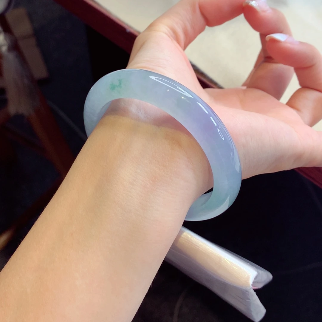 未镶嵌手镯翡翠56号正圈77