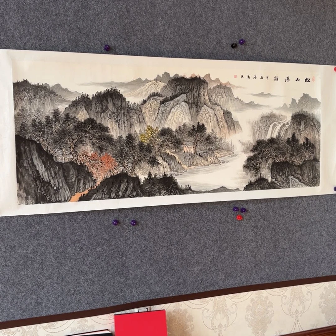 国画国画作品李海涛山水精品手绘