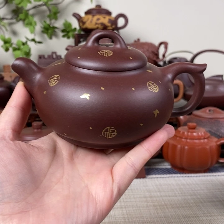 紫砂茶壶撒金福利大漏不退不换