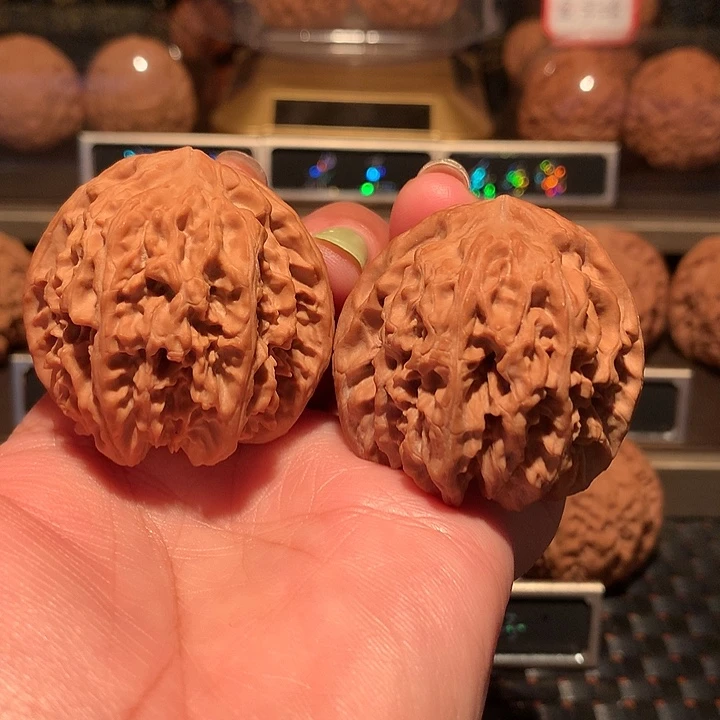 文玩核桃把件野生42尺50克