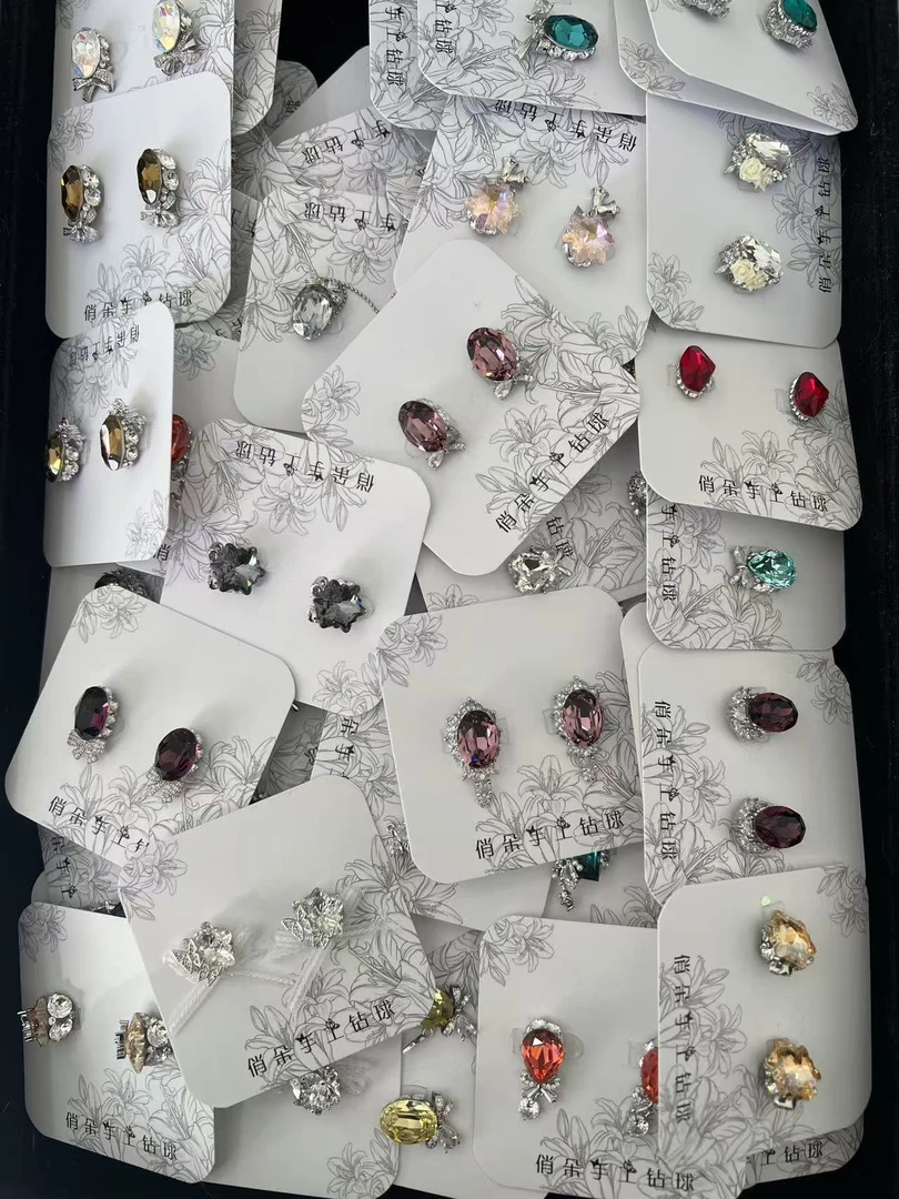 美甲手工DIY款式    无底托