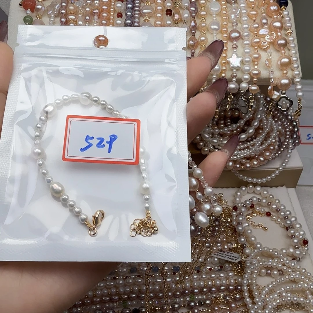 家****淡水珍珠钛钢手绳