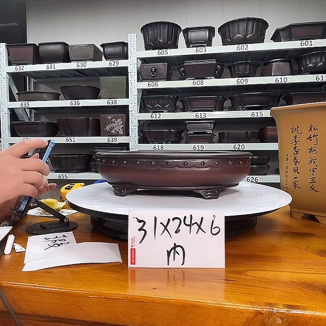 紫砂花盆宜兴紫砂52号