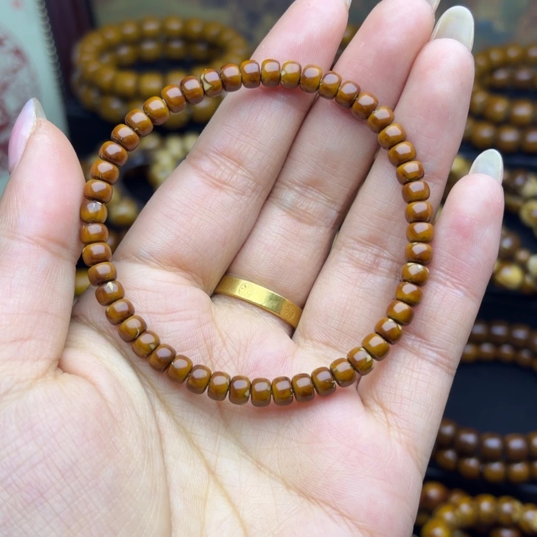 紫金鼠手串5.7尺寸纯肉老型