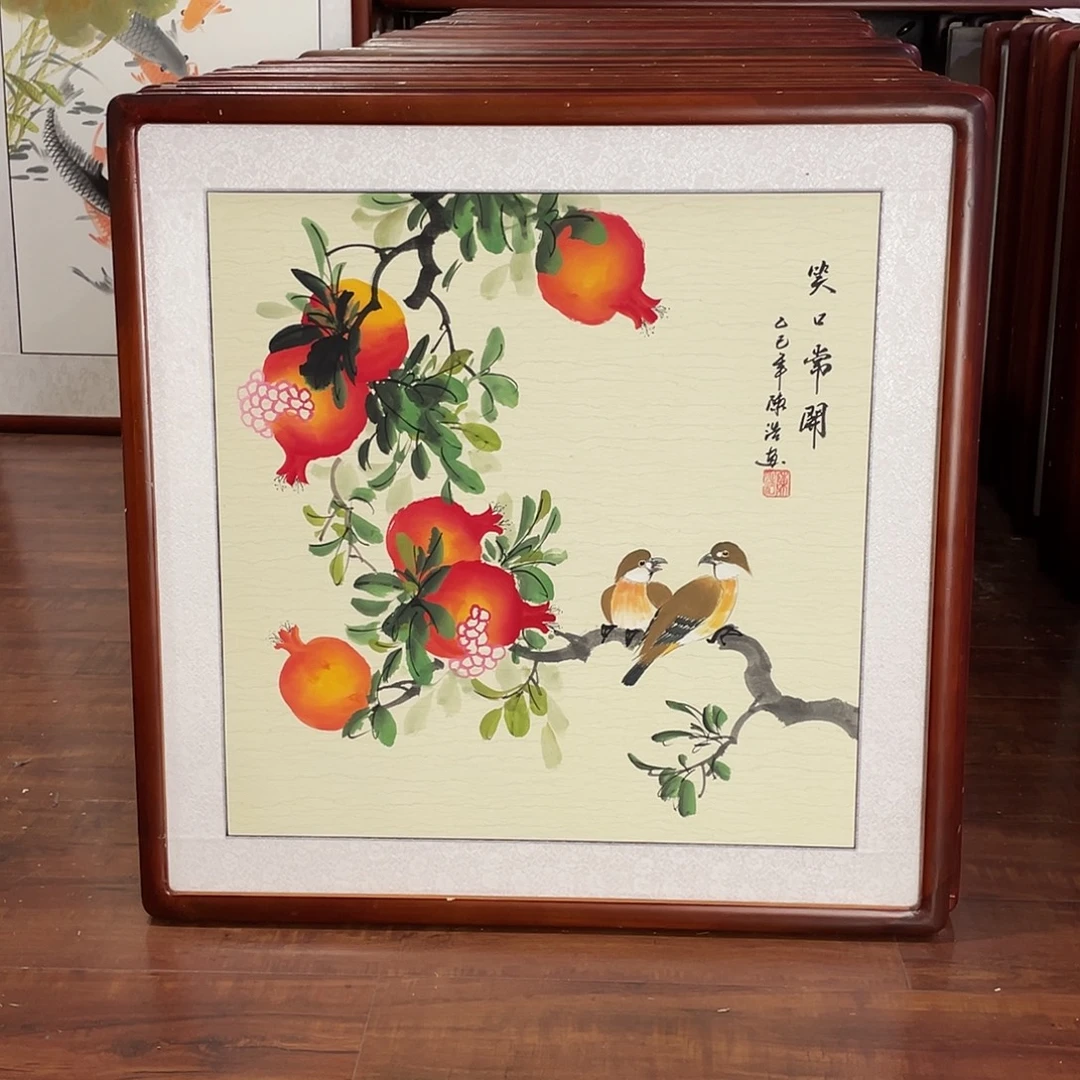国画带框尺寸63*63厘米