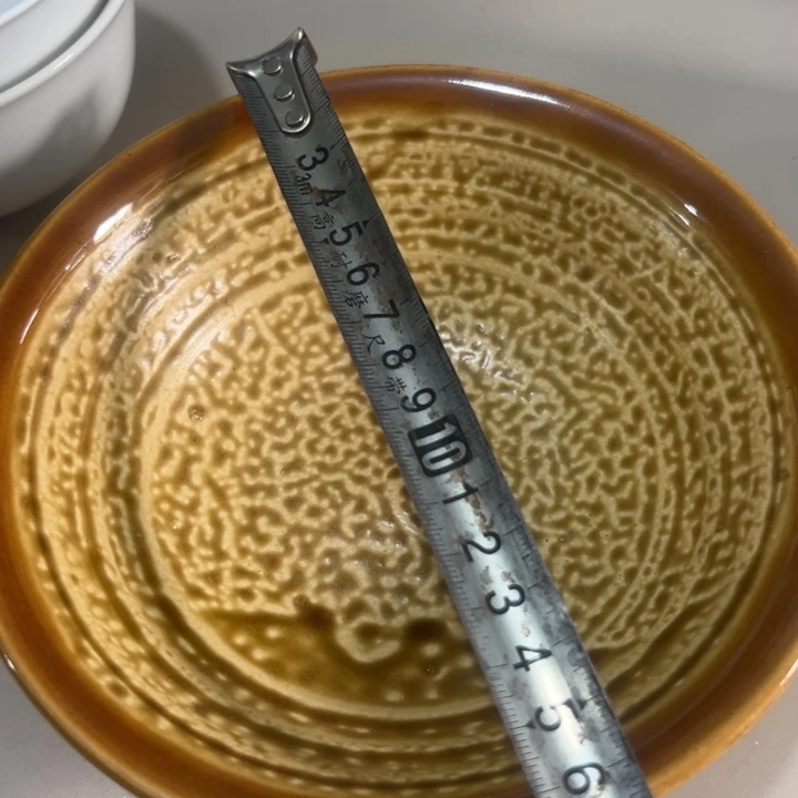 瓷片陶瓷制品虎皮釉碗6个