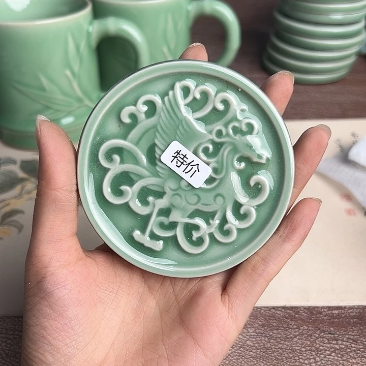 龙泉云间青瓷小米茶器