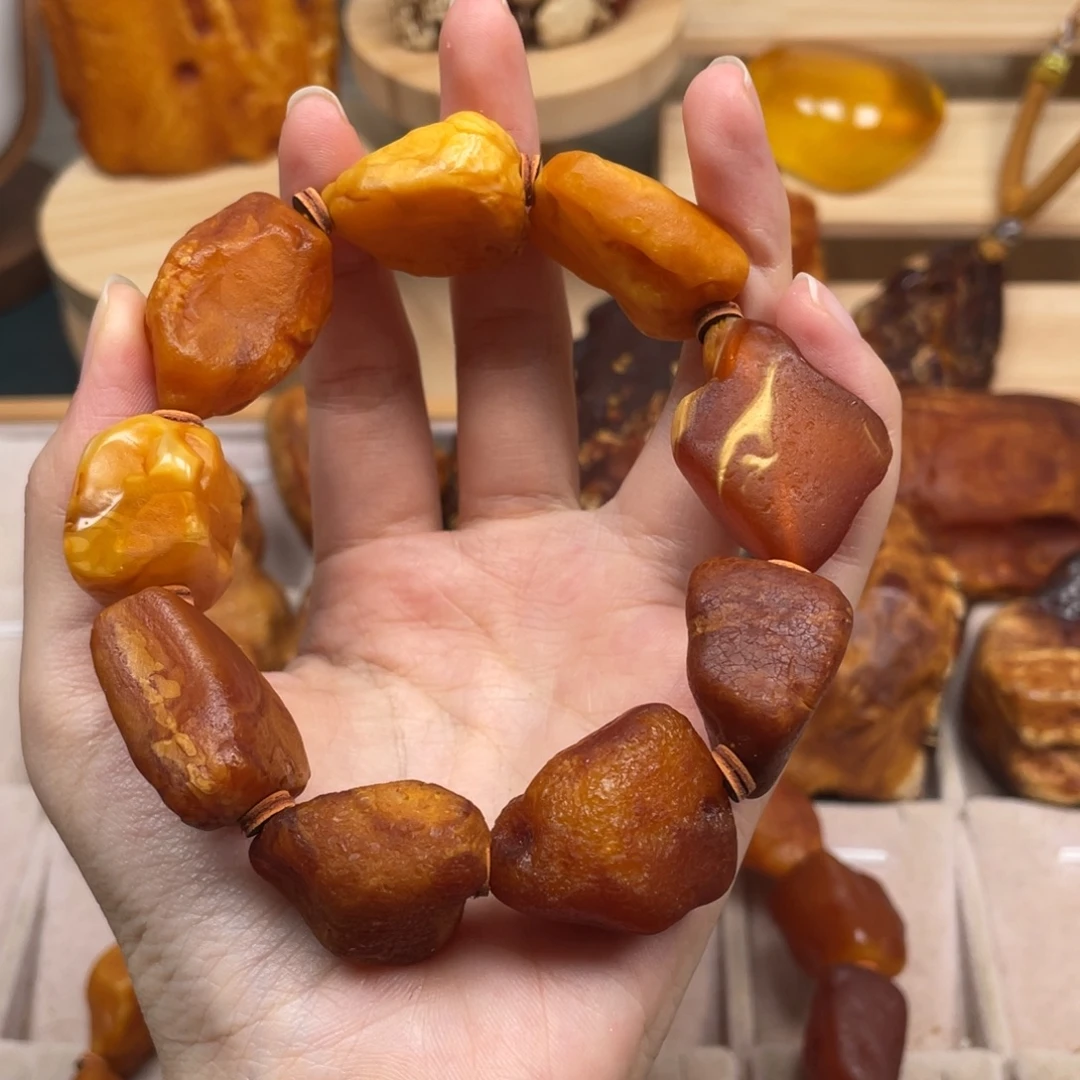 琥珀未镶嵌珠宝奇石