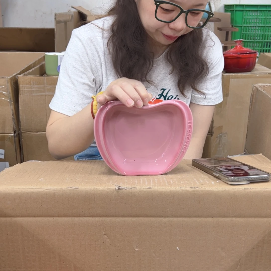 老姊妹家瓷器好漂亮粉色苹果