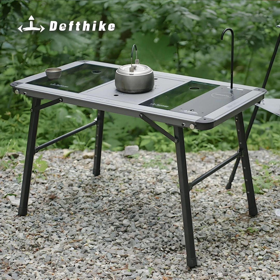 Defthike/迪飞客户外露营IGT单元桌铝合金世纪桌可升降折叠桌