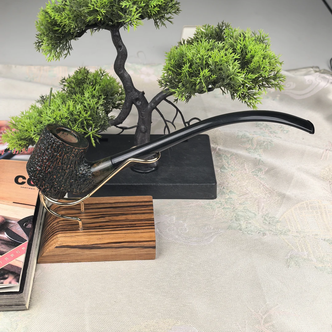 意大利进口石楠木 阅读桌斗长杆大弯 墨绿色喷砂款 新手入门款