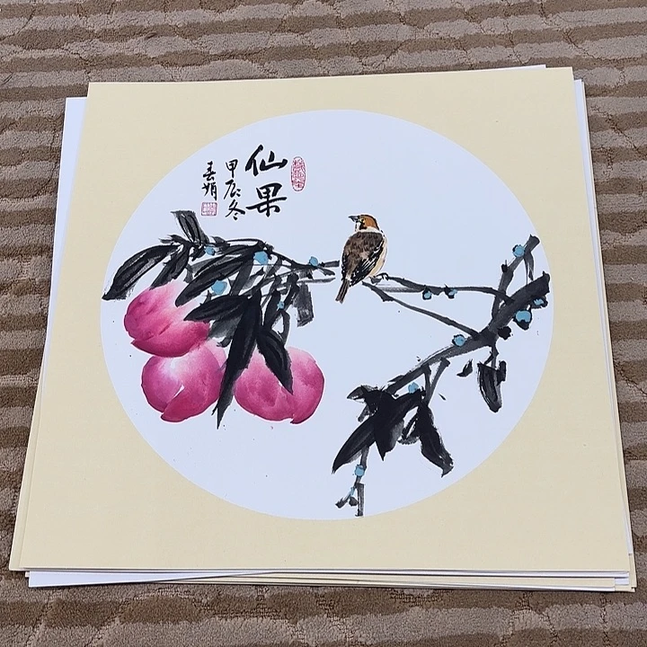 国画花鸟的翅膀是50.50