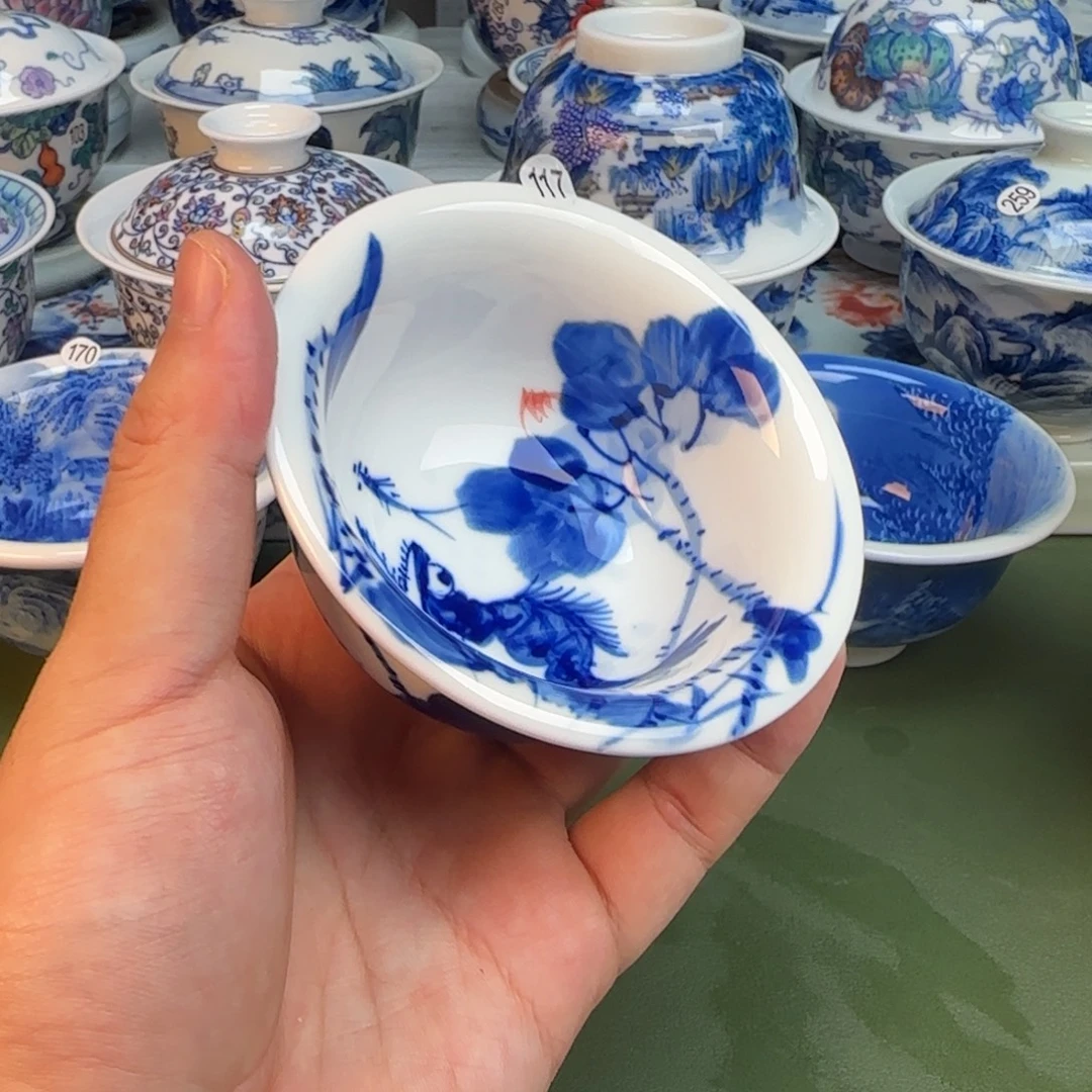 彦祖纯手工手绘茶具117