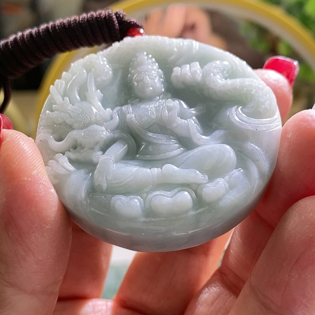 【闪购商品】翡翠颈饰未镶嵌观音