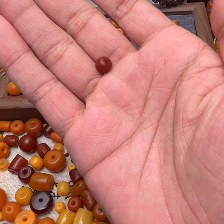 福***禧琥珀未镶嵌裸石蜜蜡墩子