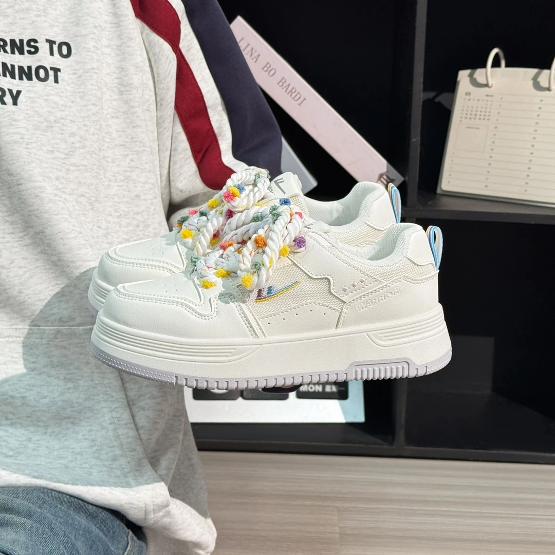 回力爆改雾霾蓝女鞋春季2025新款百搭爆款高级感女板鞋潮流小白鞋